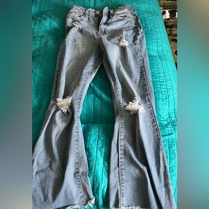 Fashion nova high rise/flare jeans
